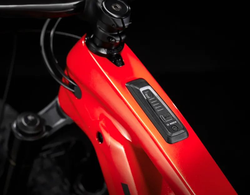 Trek Rail 9.9 XTR Gen 4 Full Suspension Electric Mountain Bike 2023 in Lava Red-4